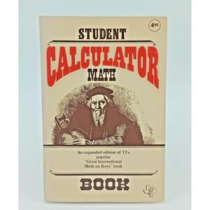 Vintage Texas Instruments Student Calculator‎ Math Book (1980) Softcover